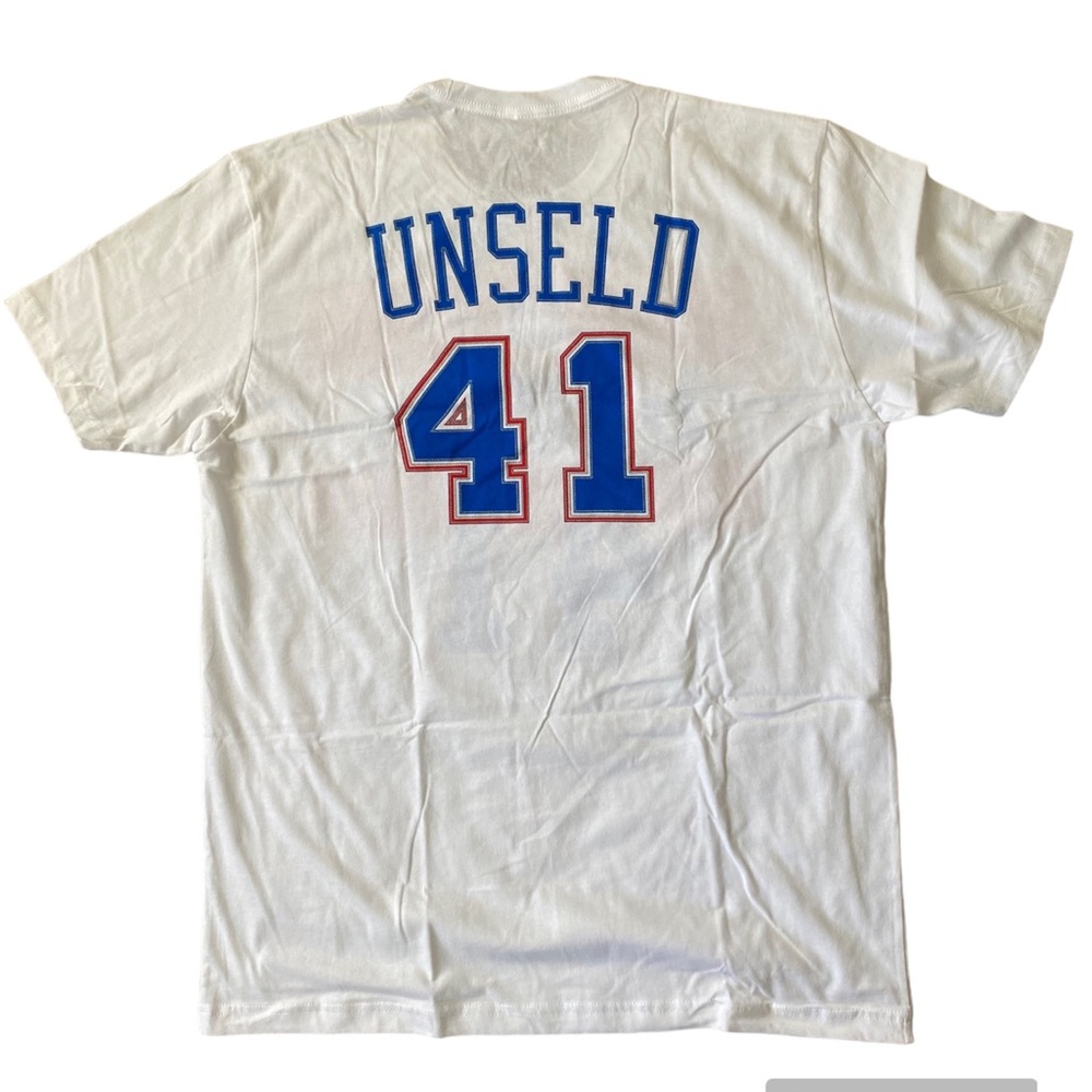NBA Washington Bullets Mitchell and Ness Unseld Tee - Picture 2 of 5